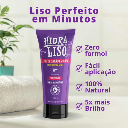 Hidra Liso Profissional 3 em 1 (Sem Formol) - Imagem 3