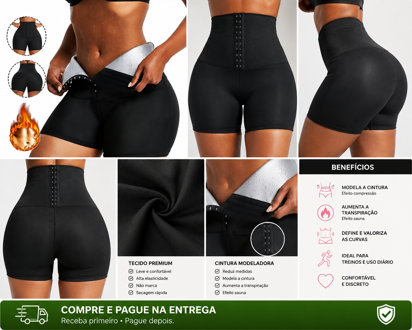 Thermo Short - Efeito Sauna