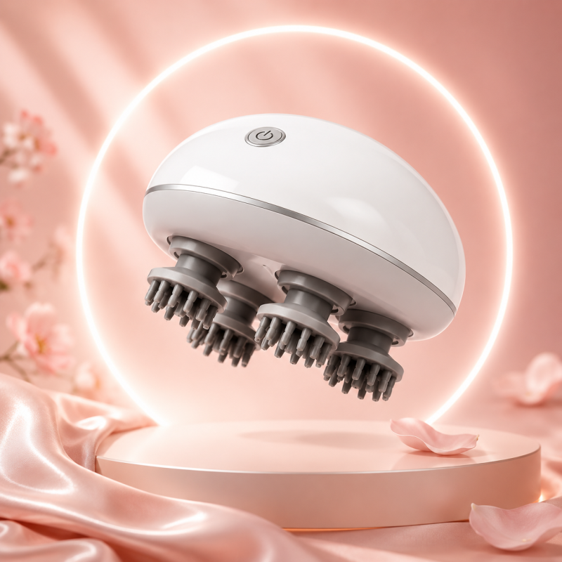 Massageador Elétrico Cabeça e Corpo Recarregável Bivolt (Cores Sortidas)